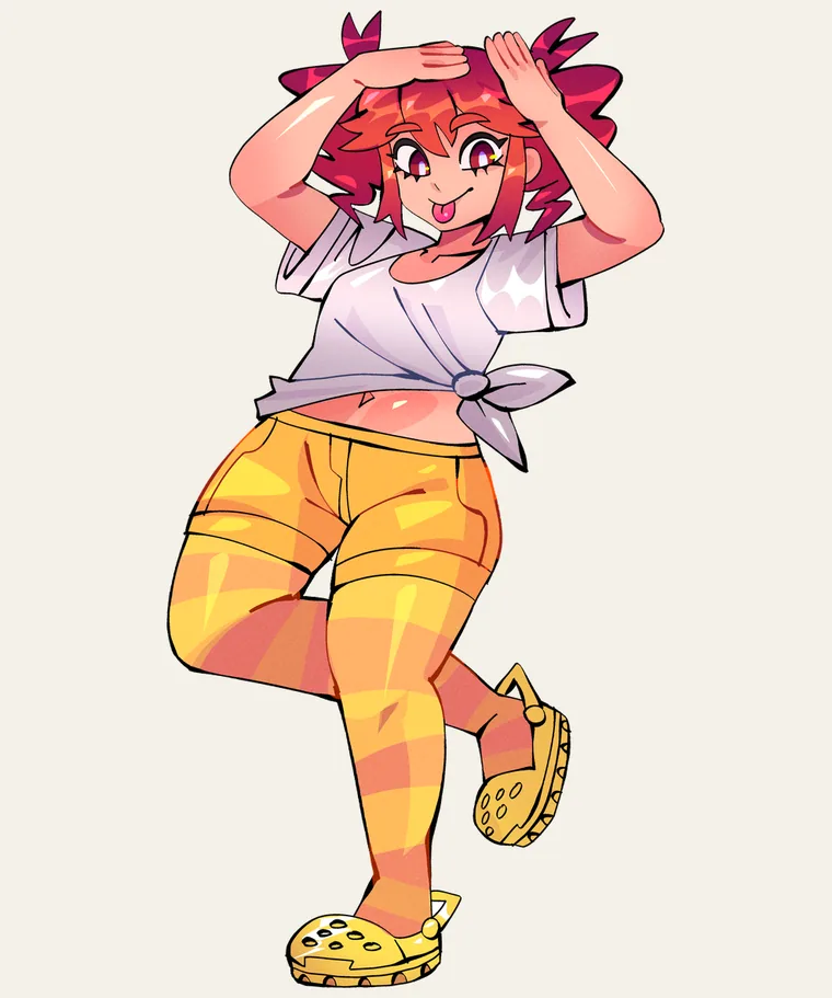 Fullbody illustration commission example
