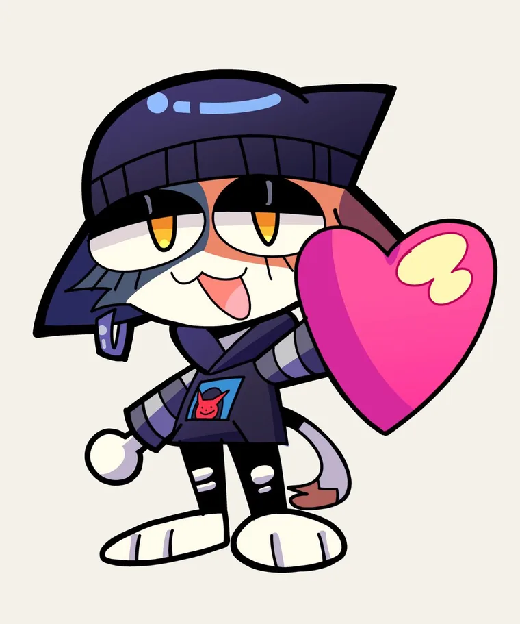 Chibi sticker commission example