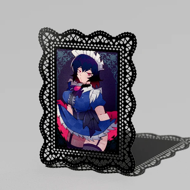 Maid Mina lace photocard