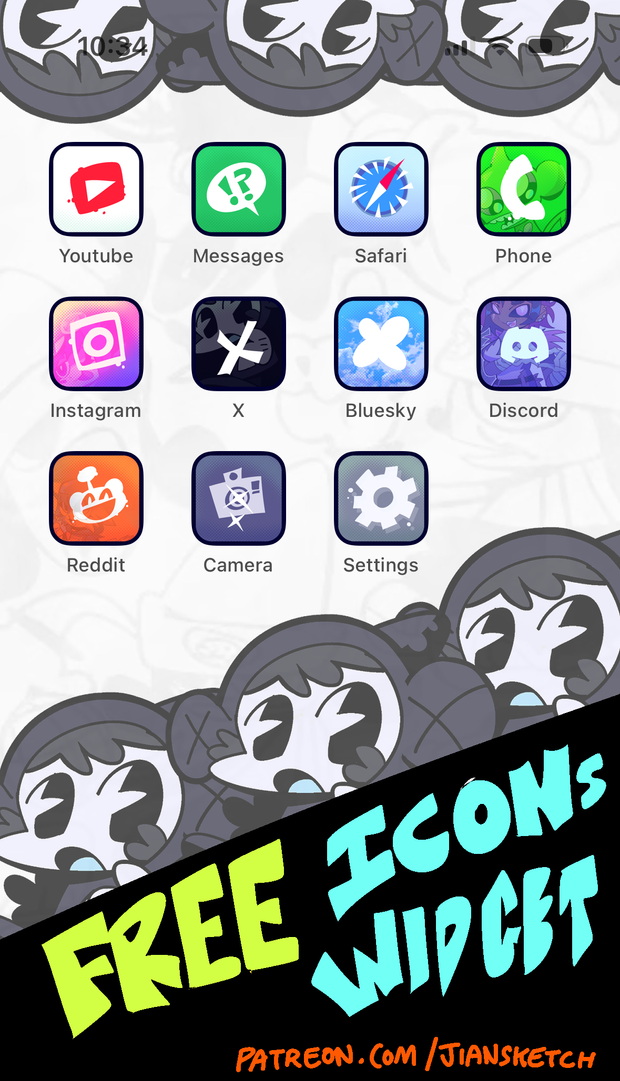 iOS widget icons